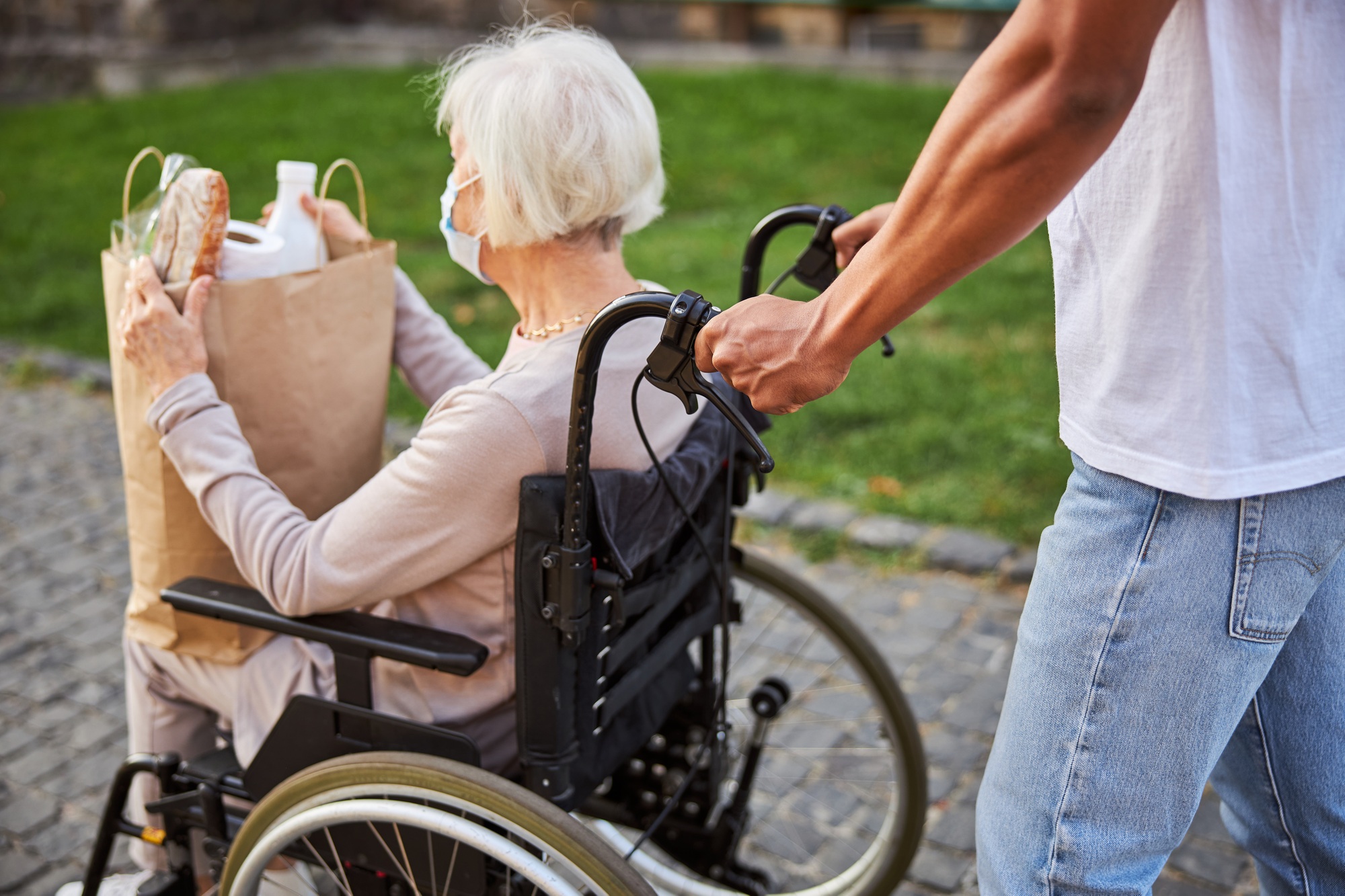 Taking care of elderly people during the pandemic